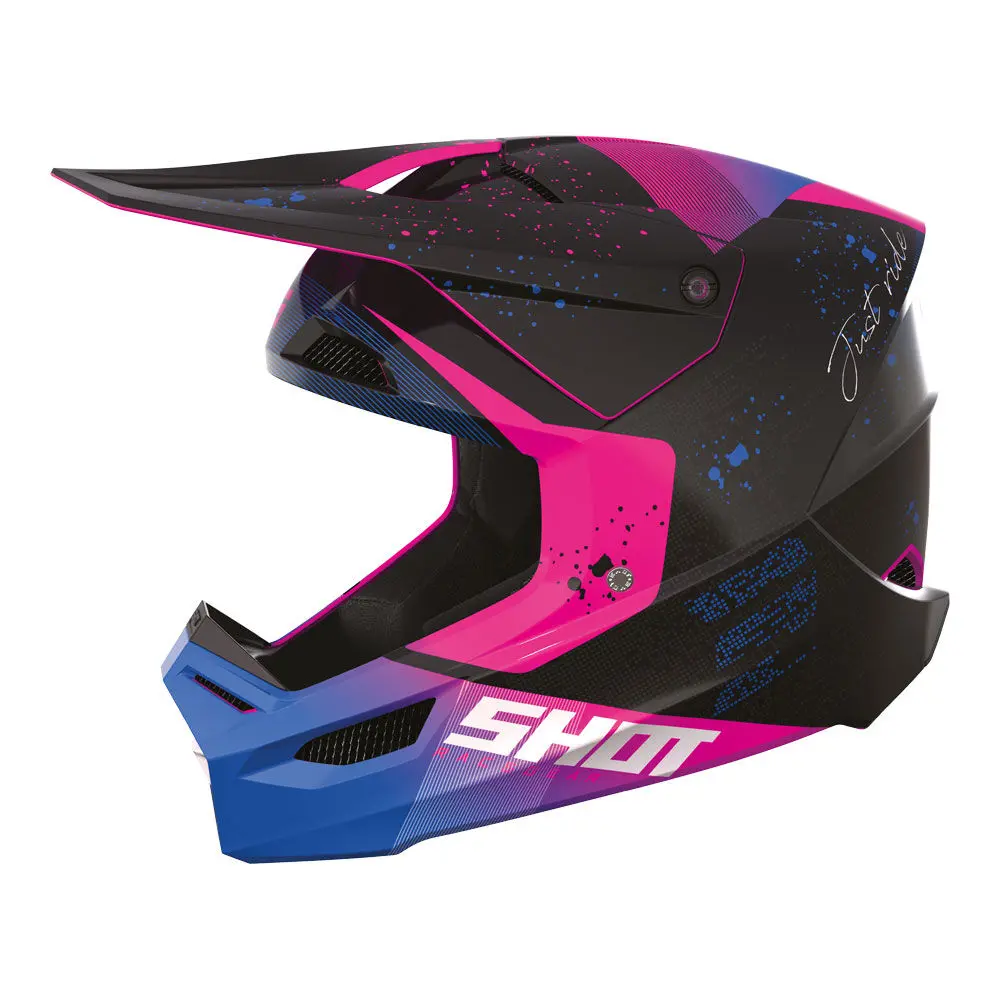 Shot Furious Kids Helmet Matrix Purple Glossy 2