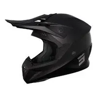 Shot Pulse Solid 2.0 Kids Helmet Matt Black 1