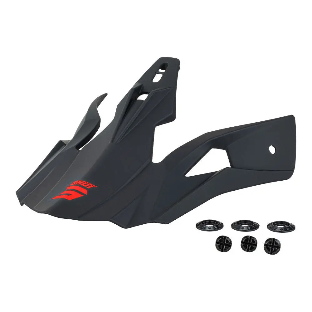 Shot Pulse Replacement Peak Edge Red Matt 1