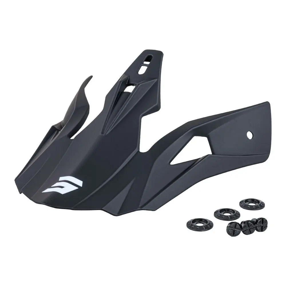 Shot Pulse Kids Replacement Peak Solid Black Matt 1