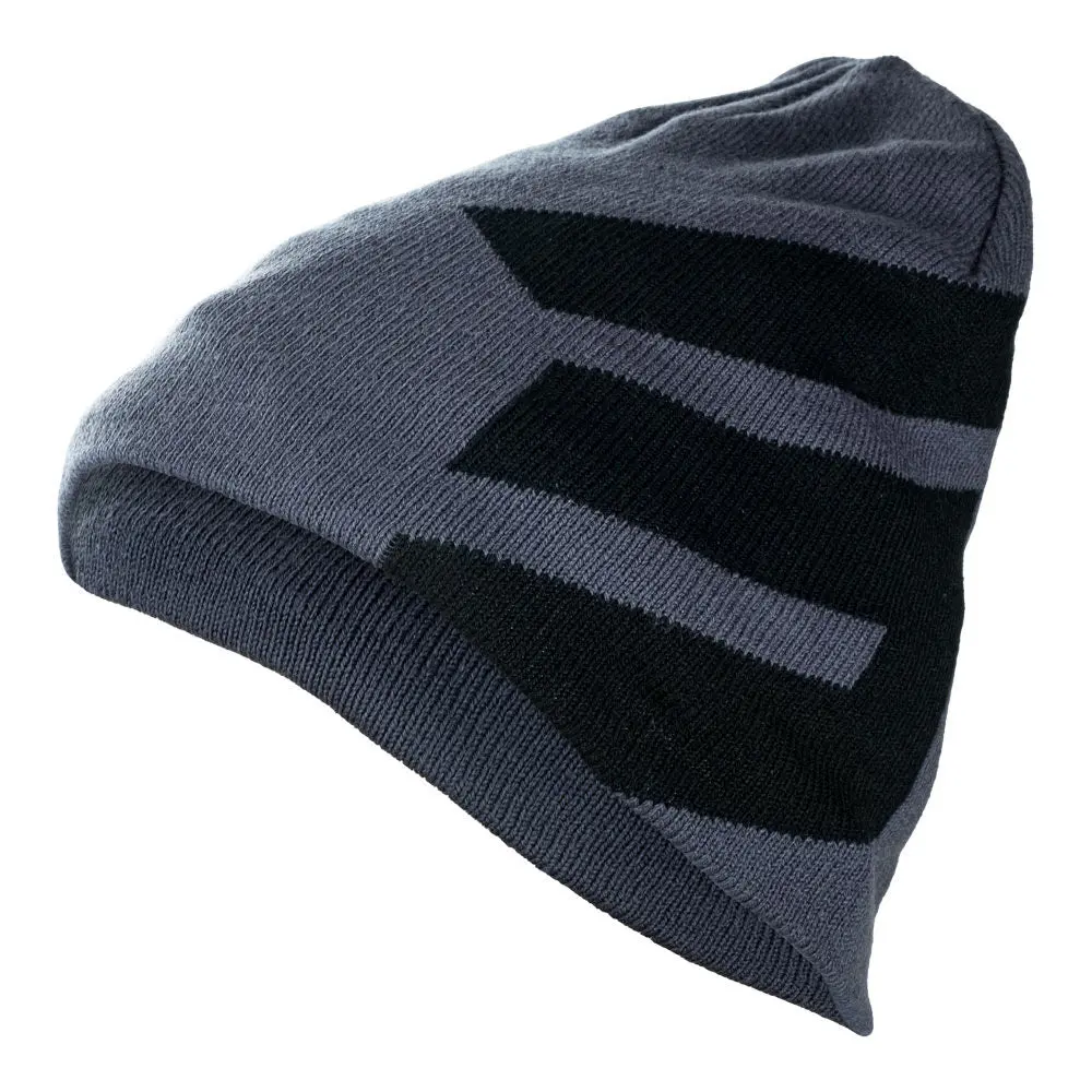 Shot Beanie Grey With Black Logo 1