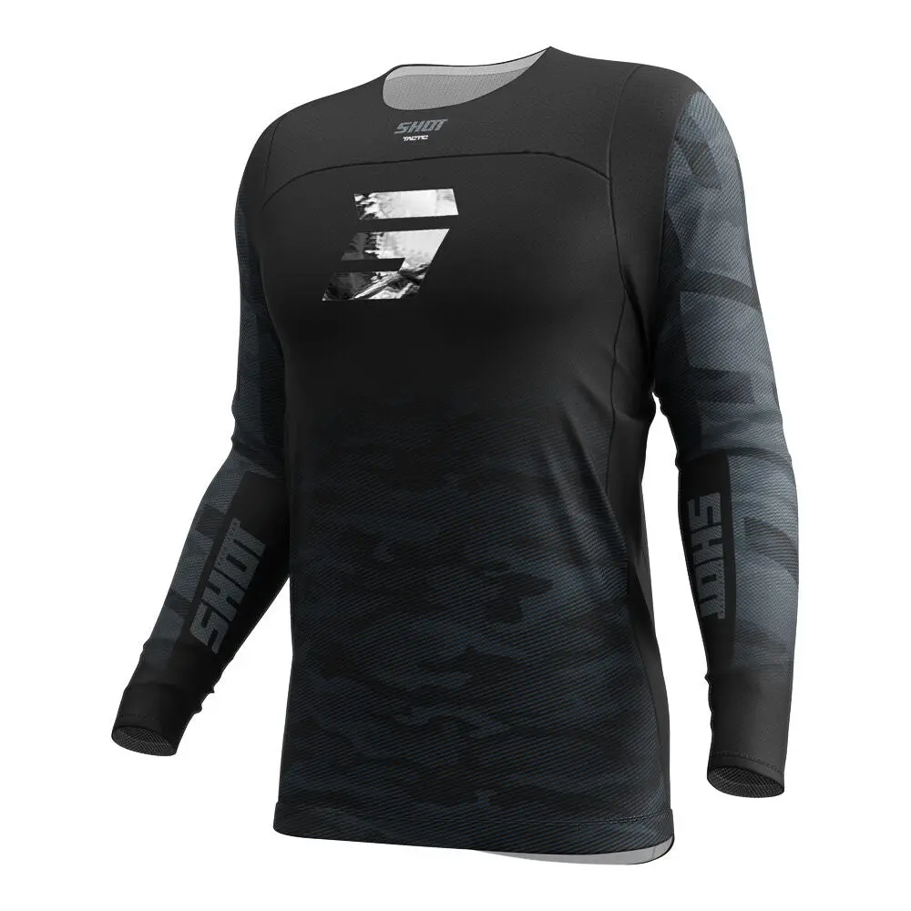 Shot Contact Tactic Jersey Black/Grey 2Xl 1