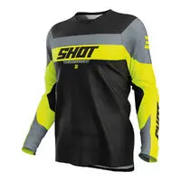 Shot Draw League Kids Jersey Neon Yellow 1