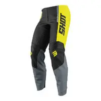 Shot Draw League Kids Pants Neon Yellow 1