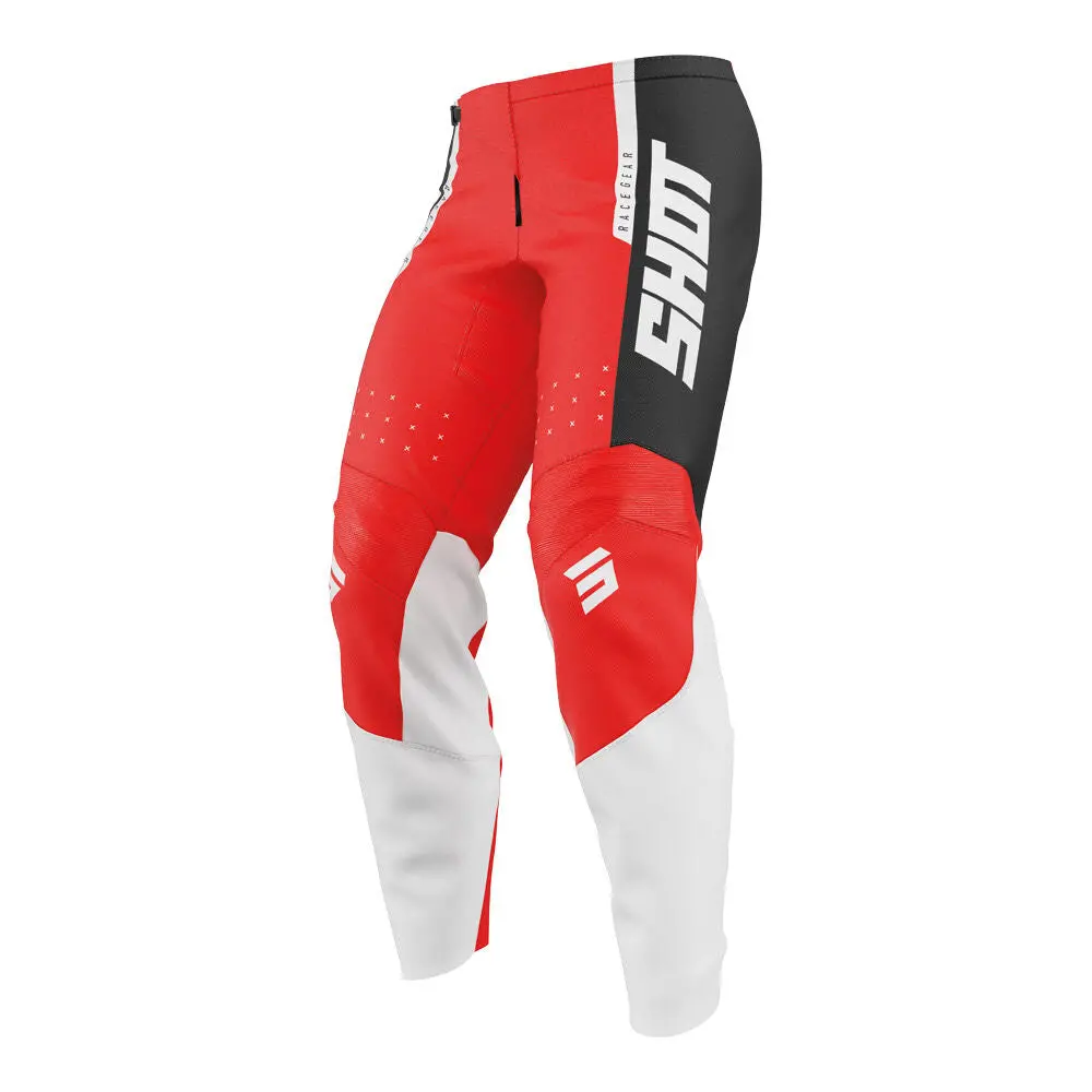 Shot Draw League Kids Pants Red 2