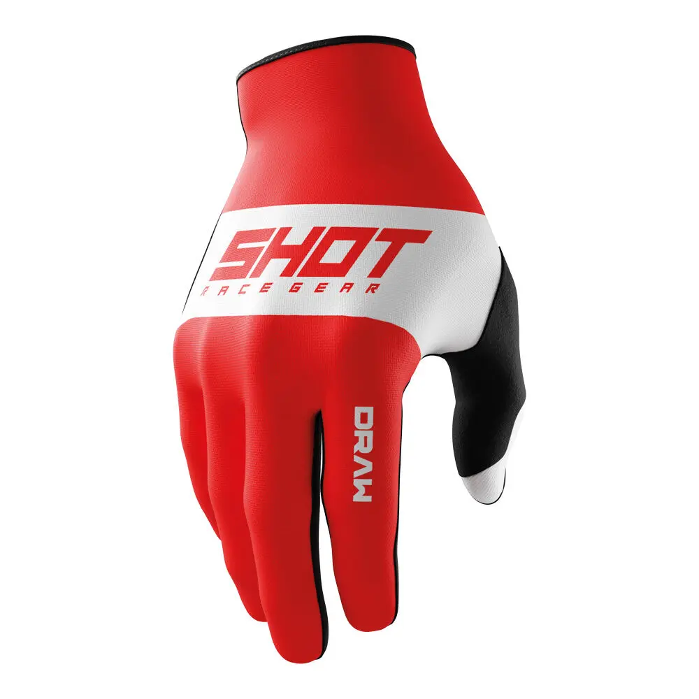 Shot Draw Gloves Kids Sky Red 6/7 1