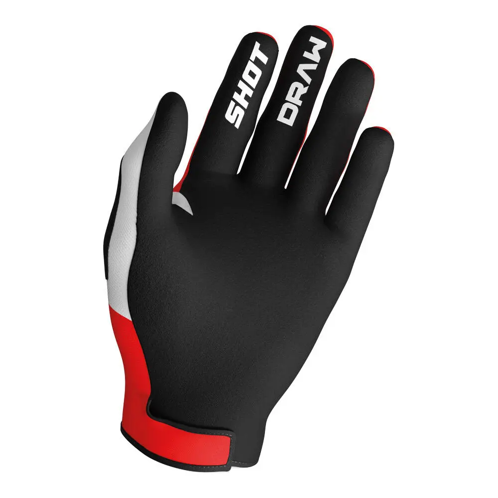 Shot Draw Gloves Kids Sky Red 10/11 2