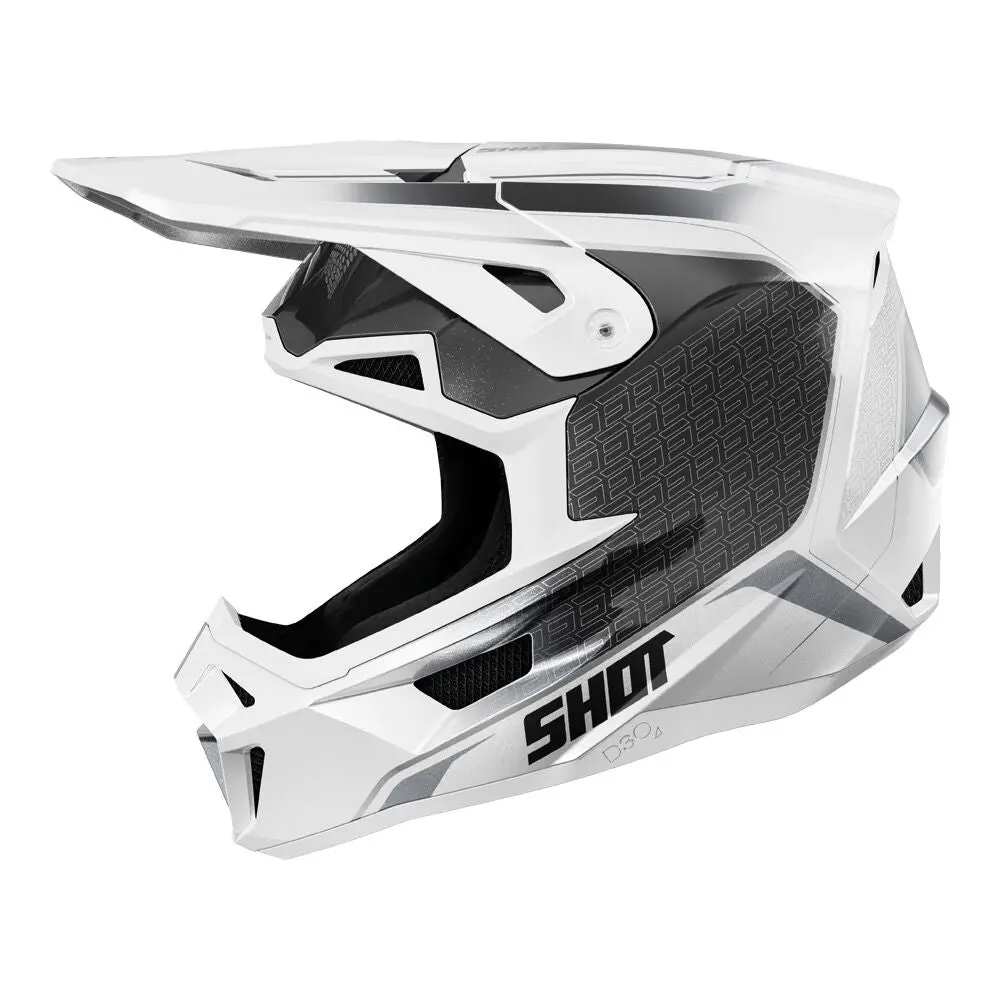 Shot Lite Challenger Helmet Black/White Pearly S 1
