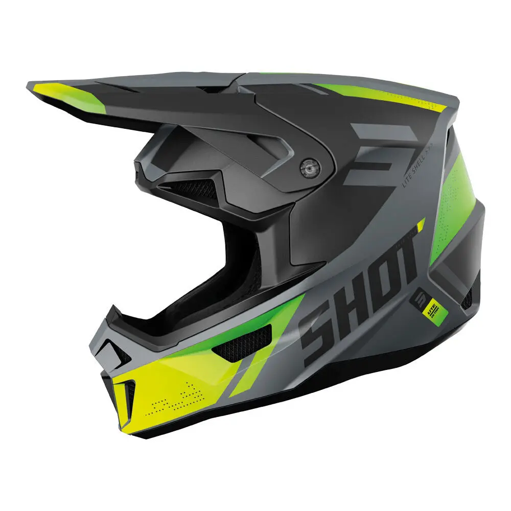 Shot Lite Ultra Helmet Neon Yellow Matt Xl 1