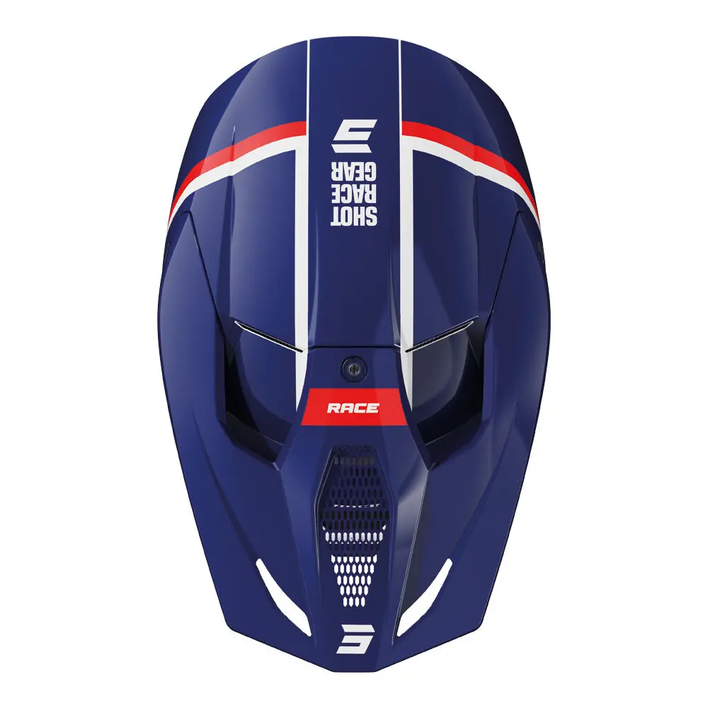 Shot Race Mythic Helmet Blue/Red Glossy M 2