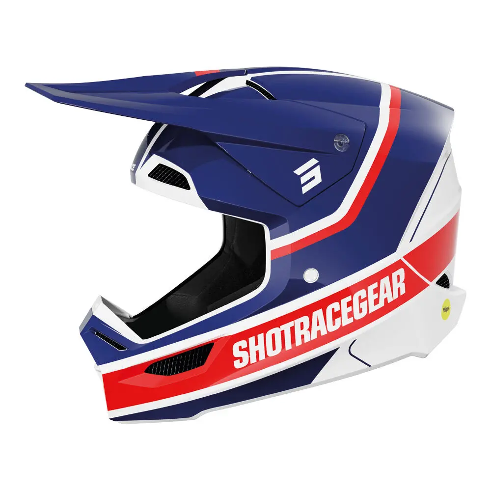 Shot Race Mythic Helmet Blue/Red Glossy L 1
