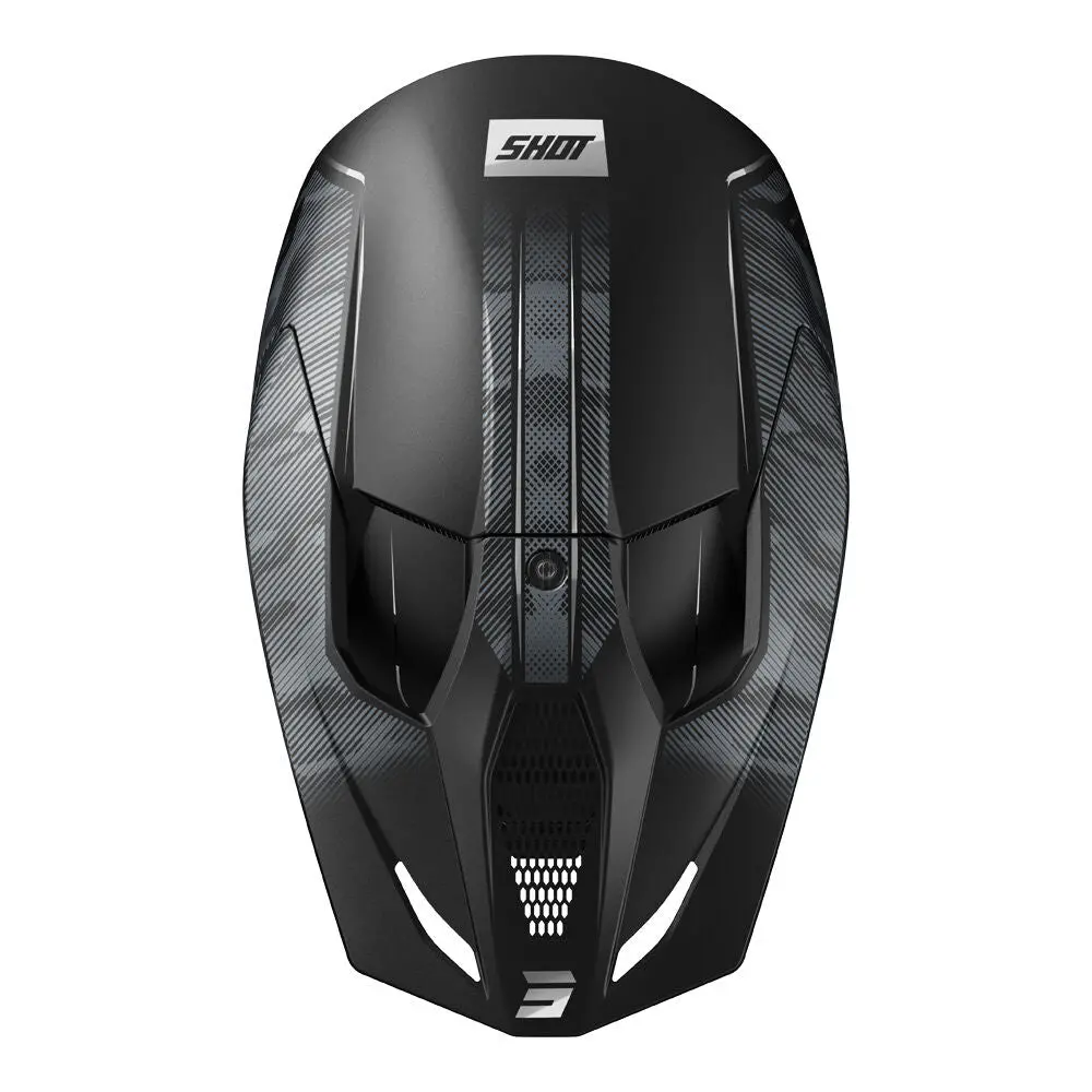 Shot Race Camo Tactic Helmet Black/Grey Matt S 2