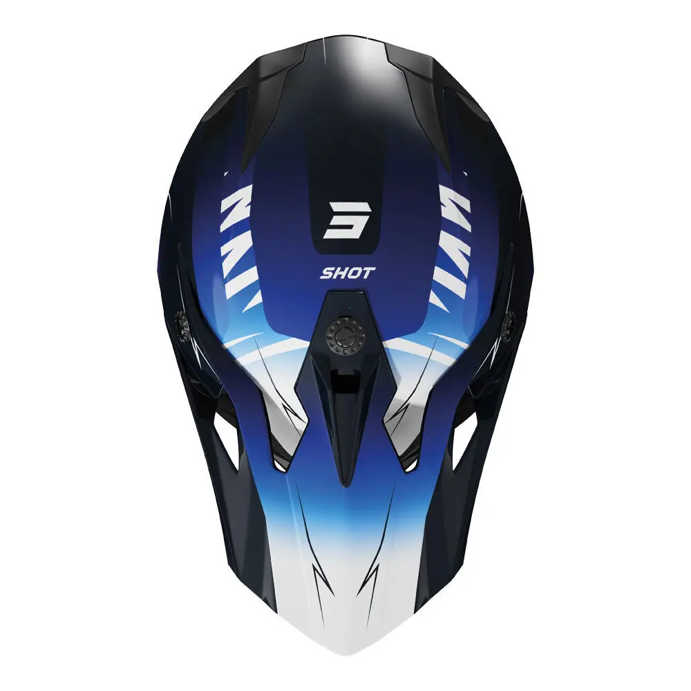 Shot Pulse X-Treme Kid Helmet Blue Glossy M 2