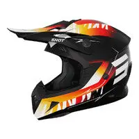 Shot Pulse X-Treme Kid Helmet Orange/Red Glossy 1