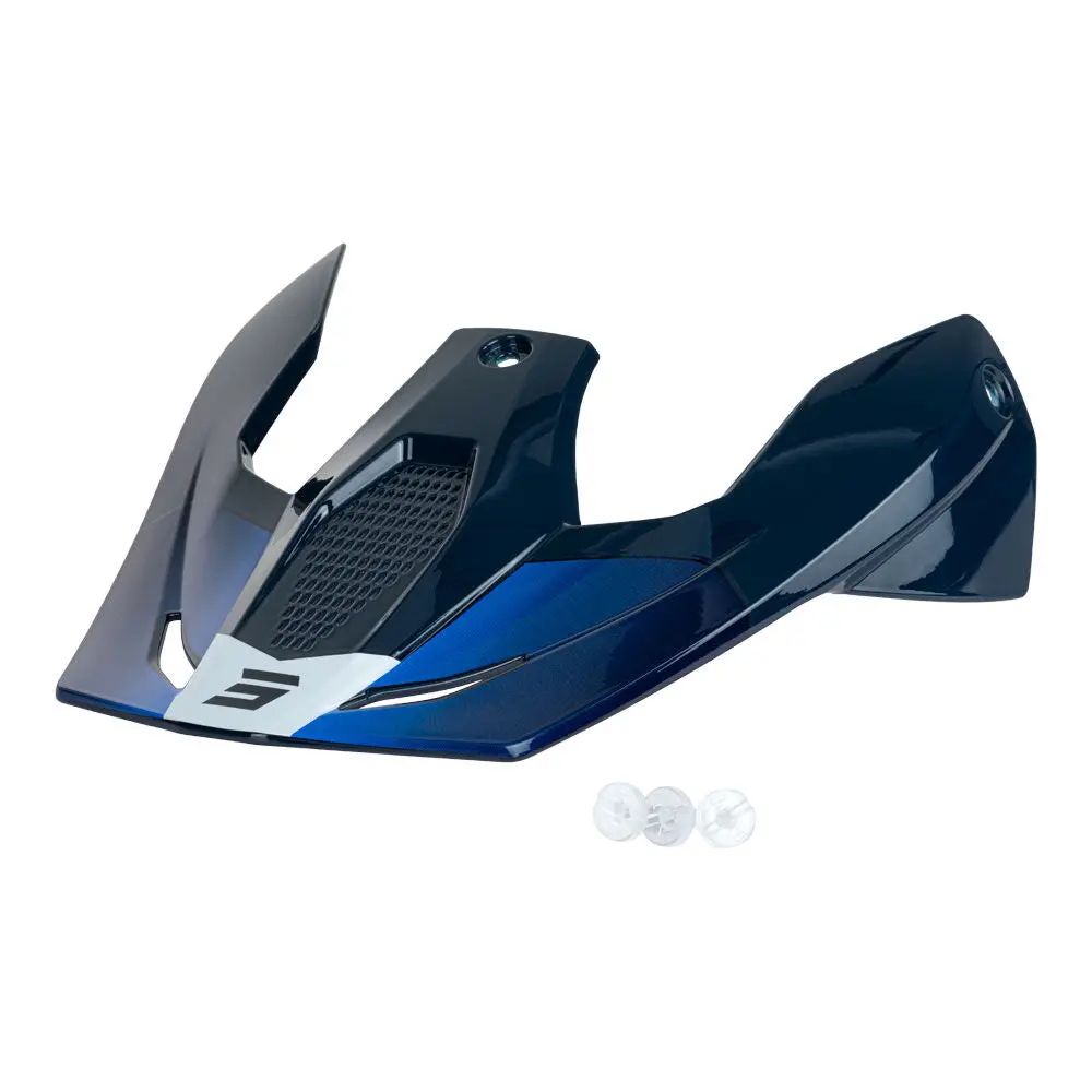 Shot Furious Kids Helmet Peak Apex Blue Gloss 1