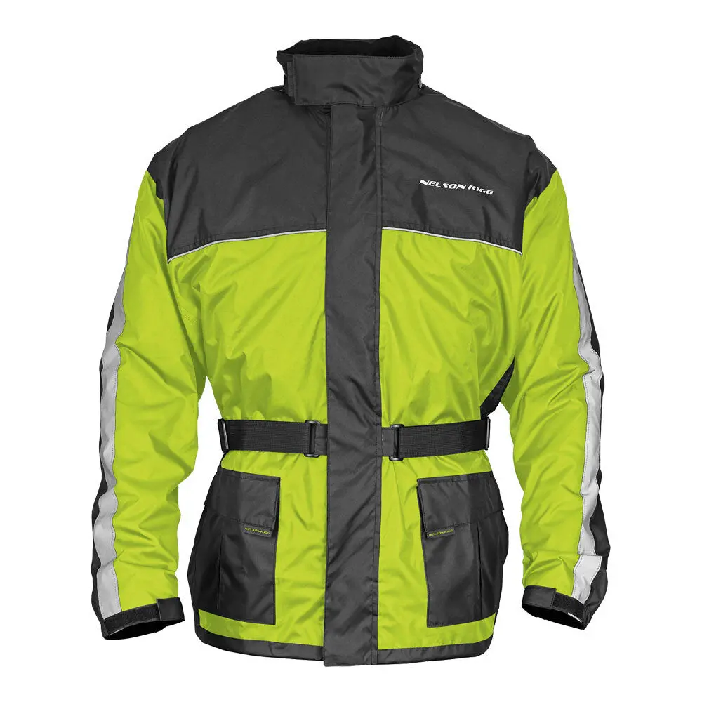 Nelson-Rigg Rain Jacket Solo Storm [Hi-Viz Yell + Blk] 1