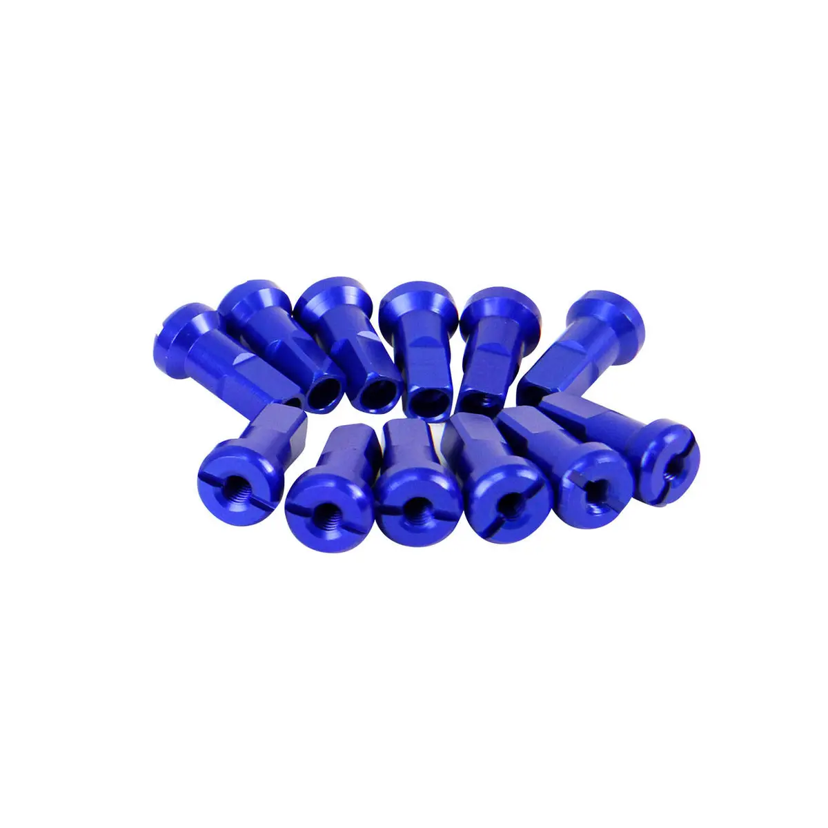 Spoke Nipple Alloy Front Blue 9G States Mx 1