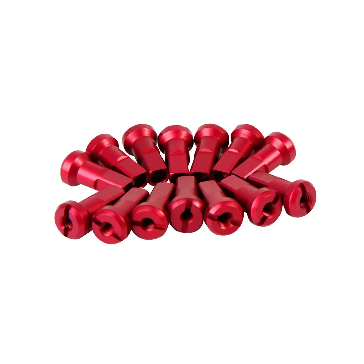Spoke Nipple Alloy Front Red 9G States Mx 1