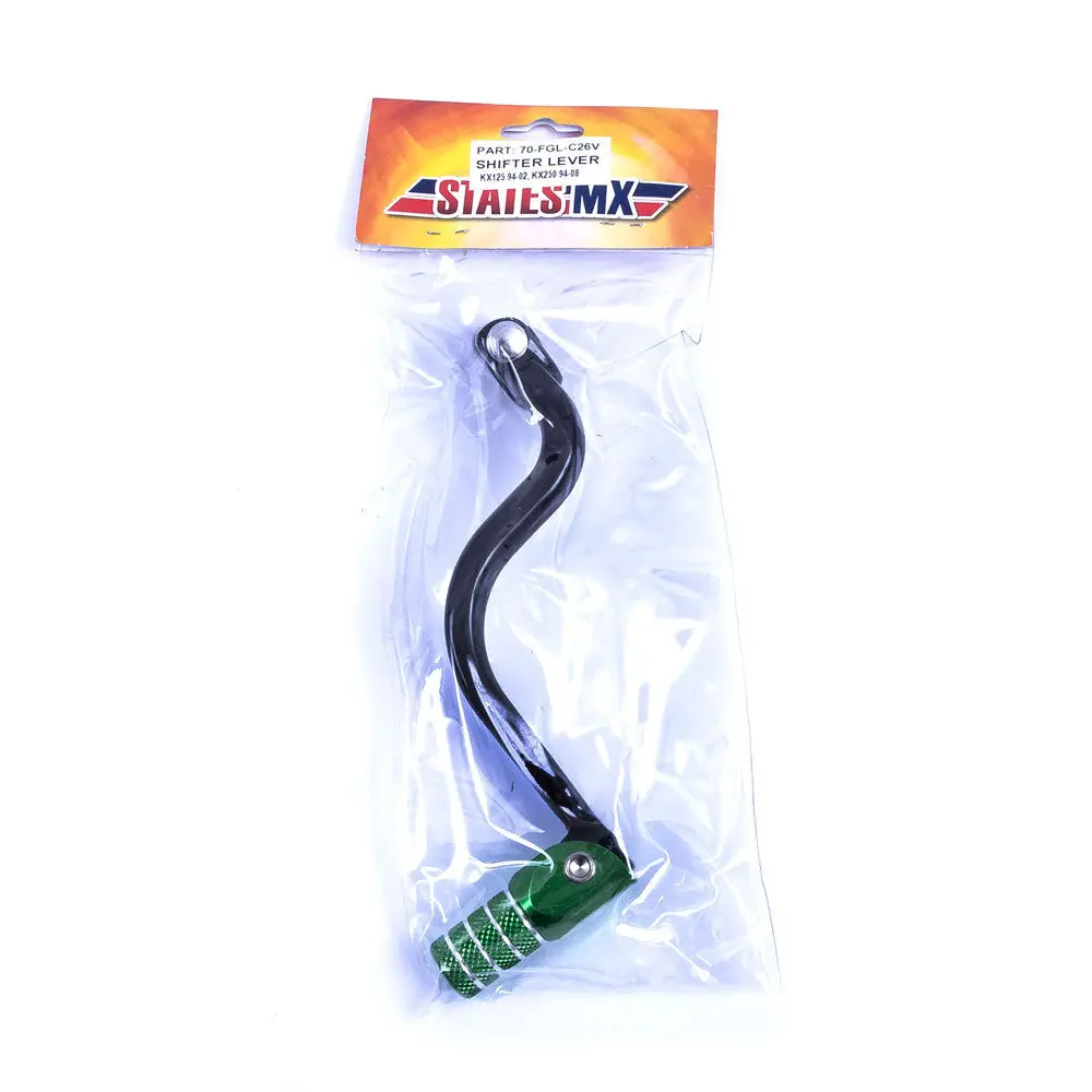 Gear Lever Green Kawasaki States Mx 1