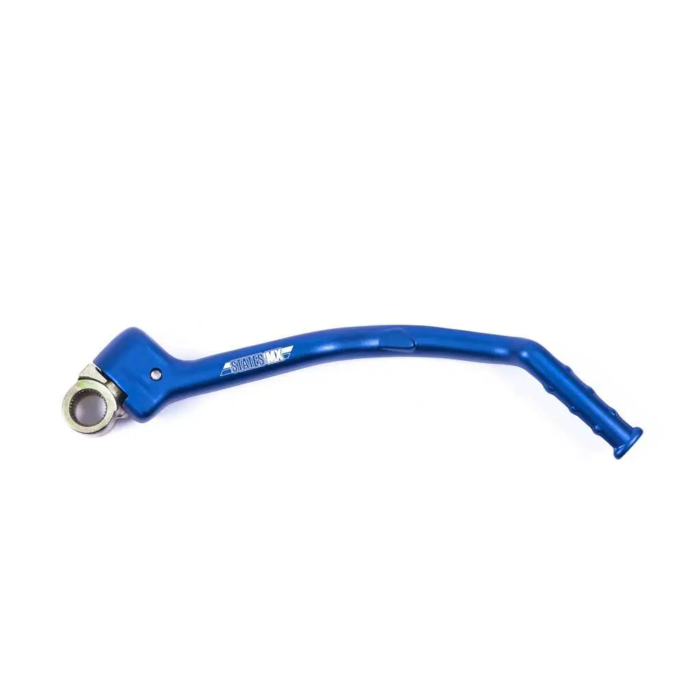 Alloy Kickstart Lever Yam States Mx Blue 1