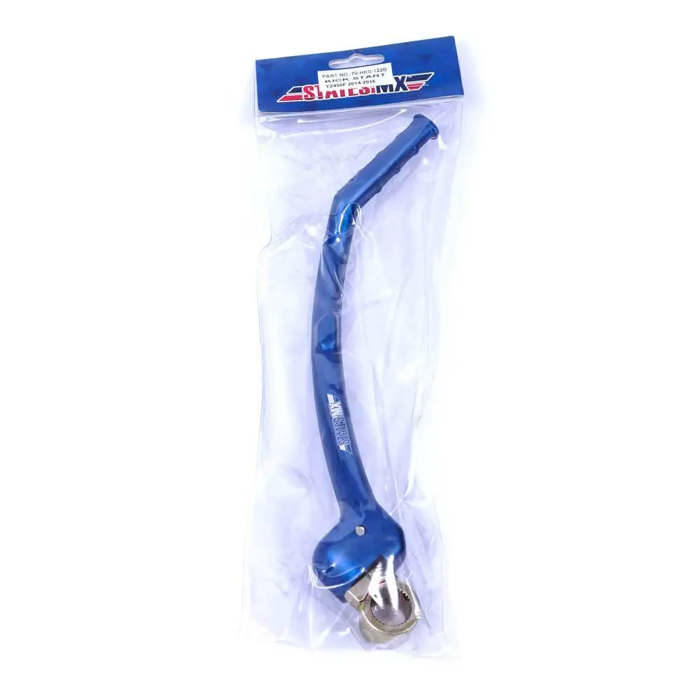 Alloy Kickstart Lever Yam States Mx Blue 2