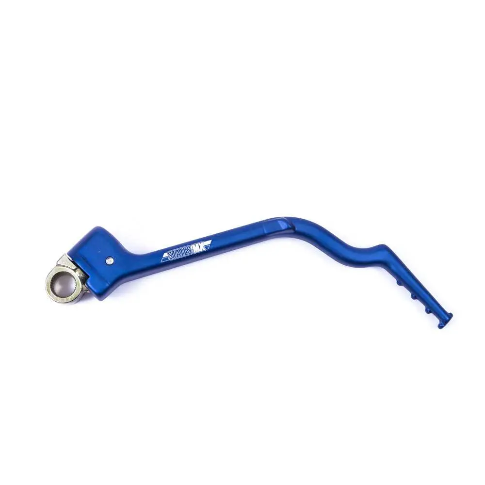 Alloy Kickstart Lever Yam States Mx Blue 1