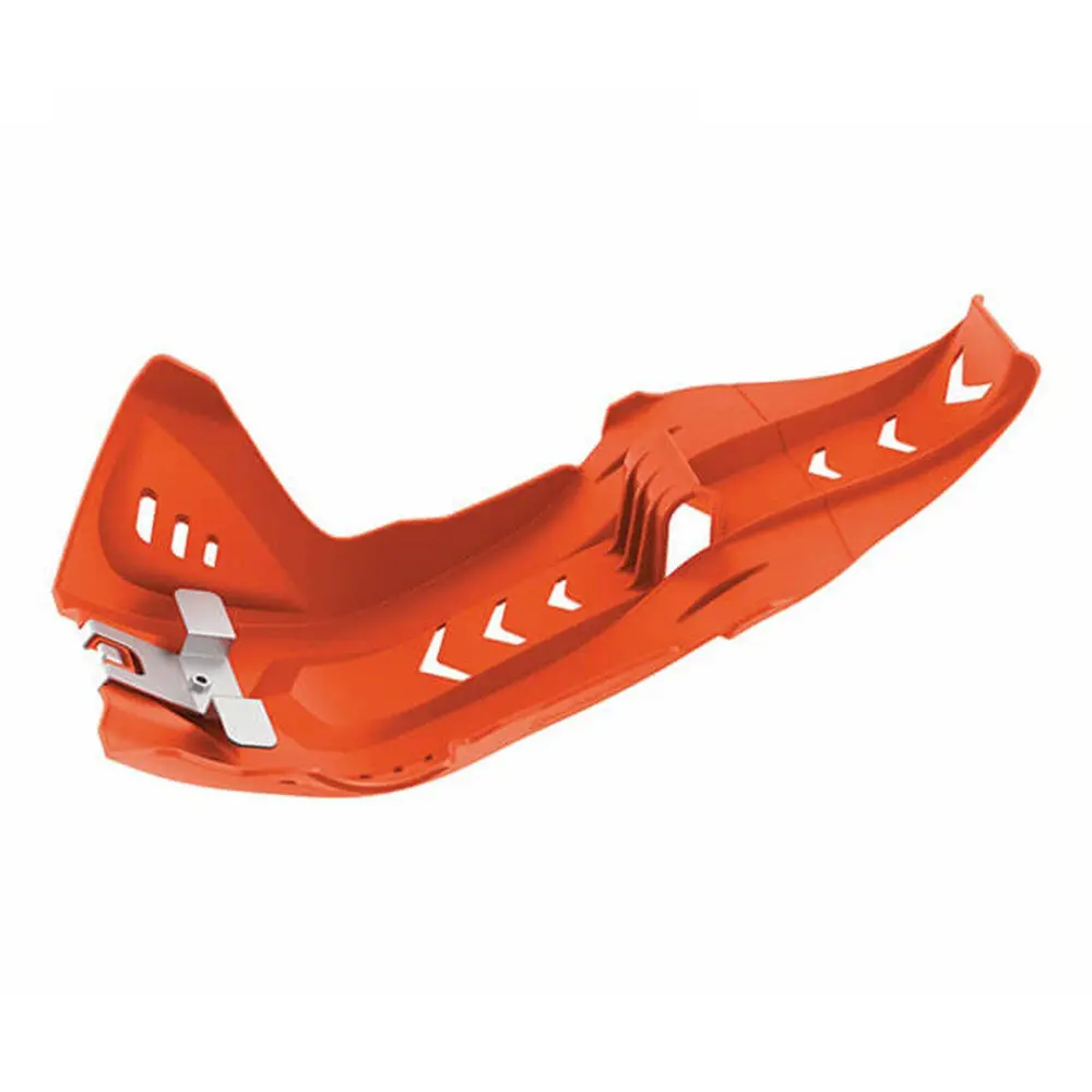 Polisport Fortress Skid Plate/Linkage Guard Ktm/Husq - Orange 1
