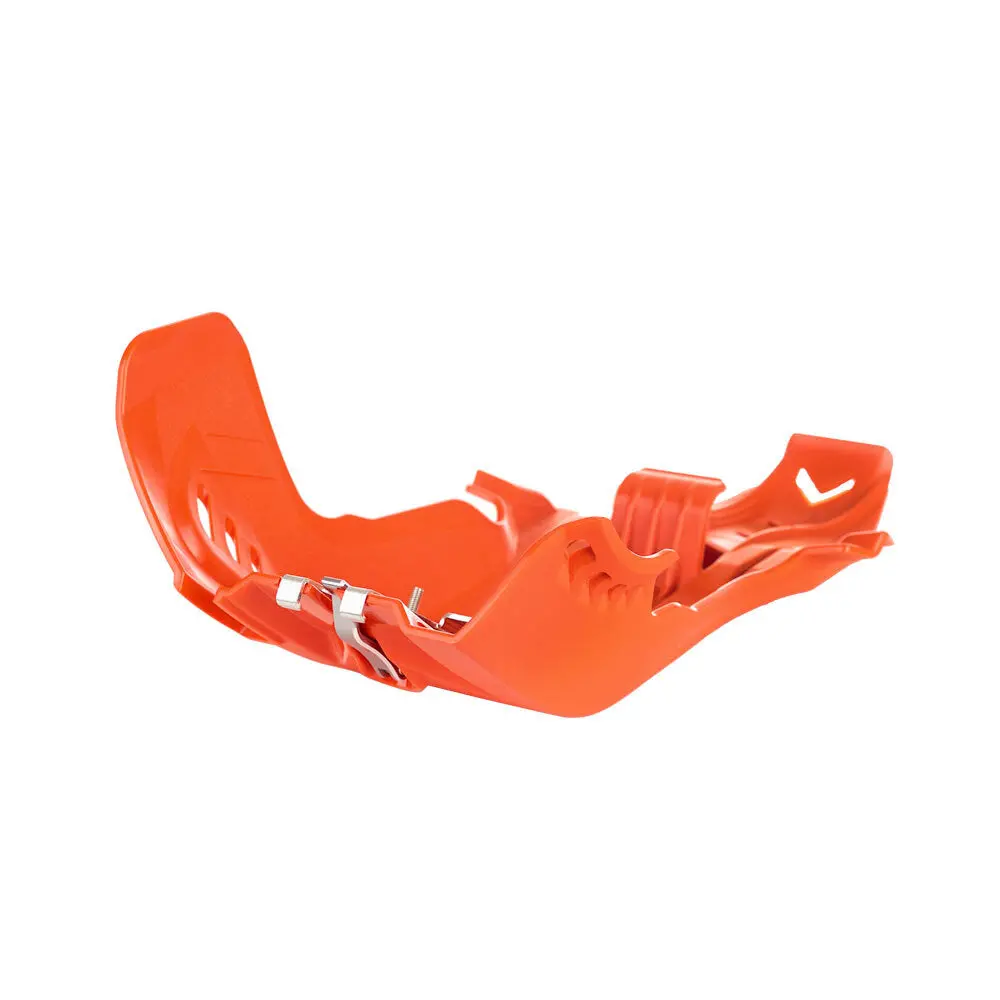 Polisport Fortress Skid Plate/Linkage Guard Ktm/Husq - Orange 1