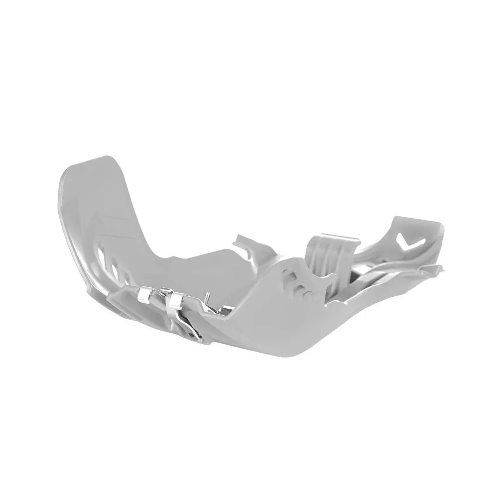 Polisport Fortress Skid Plate/Linkage Guard Ktm/Husq - White 1