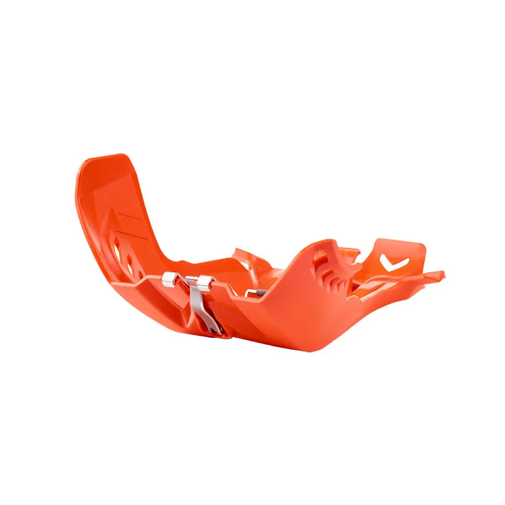 Polisport Fortress Skid Plate/Linkage Guard Ktm/Husq - Orange 1