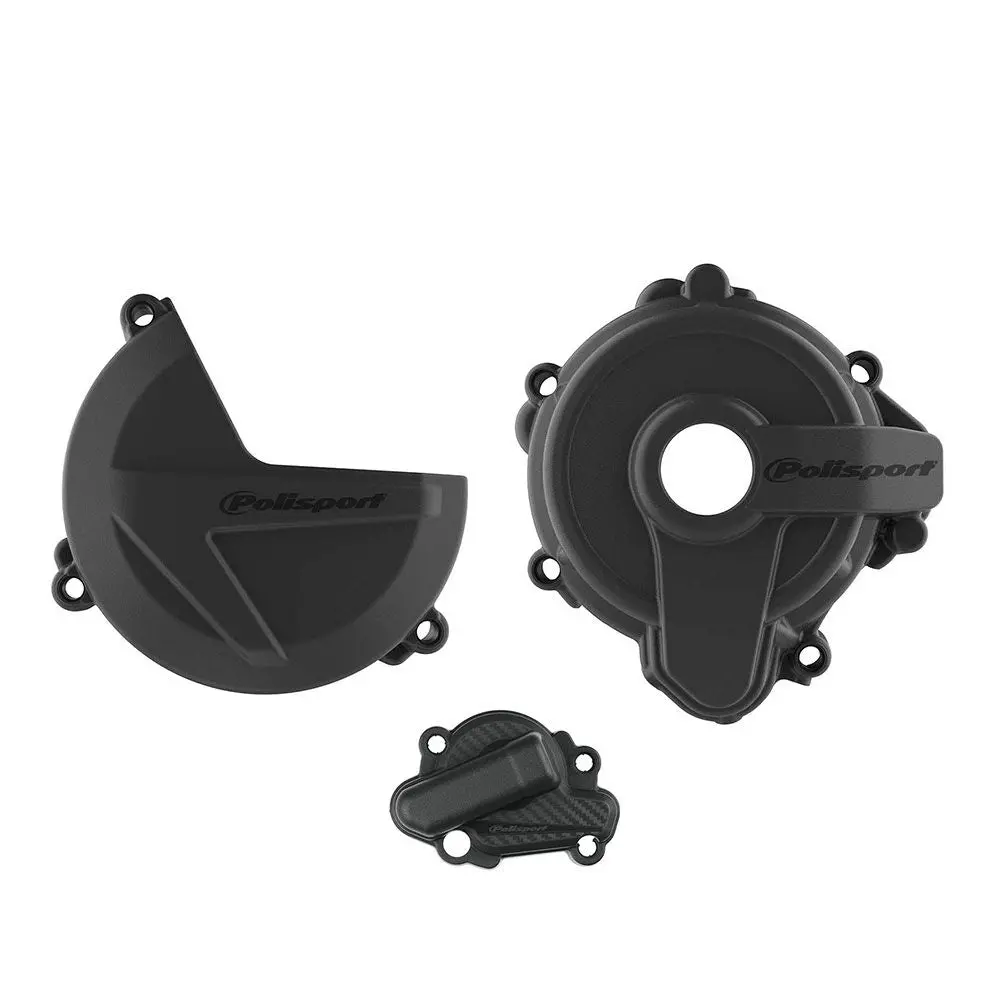 Polisport Engine Cover Protect Kit Blk 1