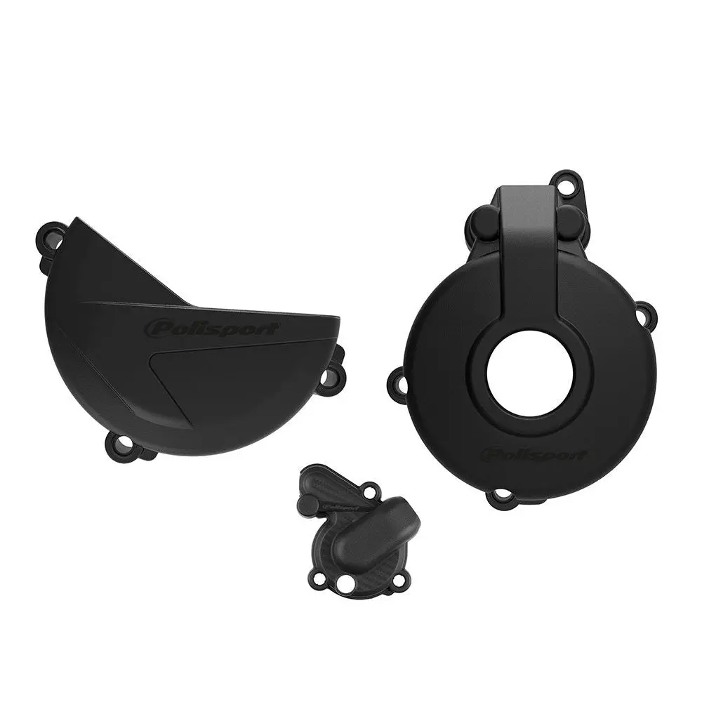 Polisport Engine Cover Protect Kit Blk 1