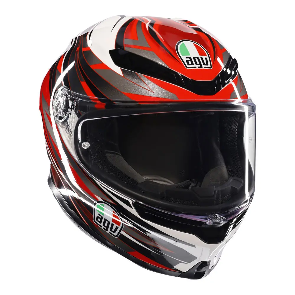 Agv K6s Reeval White Red Grey M 1