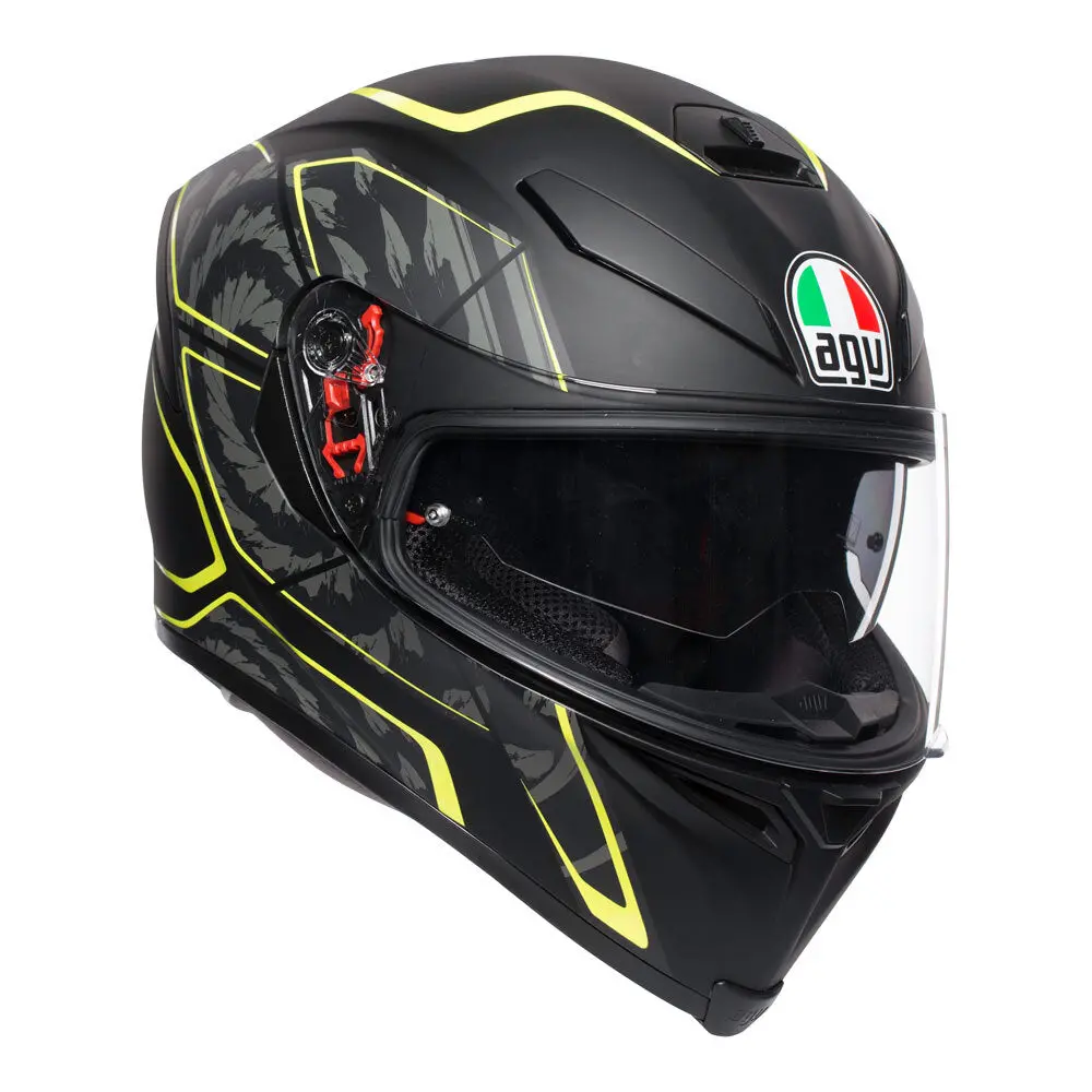 Agv K5-S Tornado Matt Black/Yellow Fluo 1