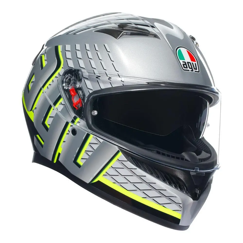Agv K3 Fortify Grey/Black/Yellow Fluo 1