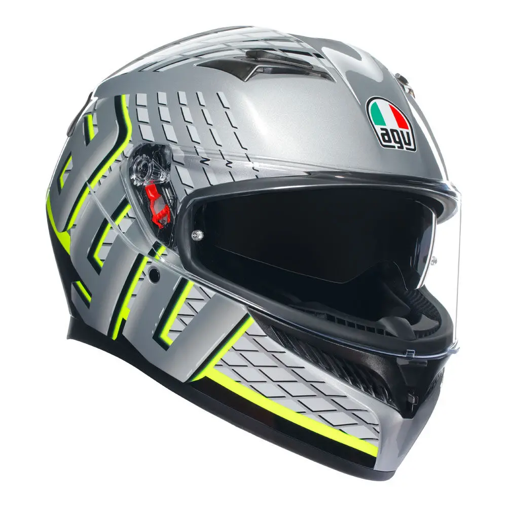 Agv K3 Fortify Grey/Black/Yellow Fluo 3