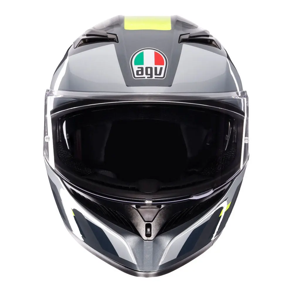 Agv K3 Shade Grey Yellow Fluo S 2
