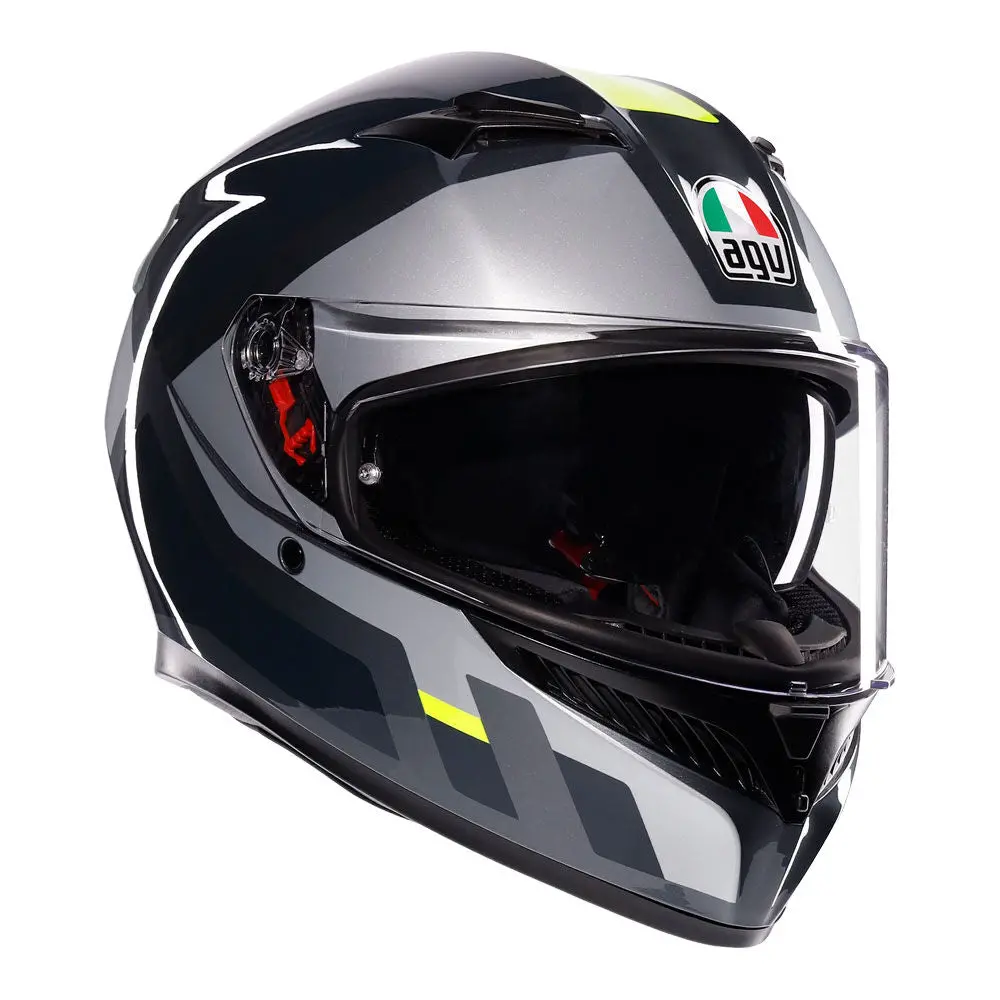 Agv K3 Shade Grey Yellow Fluo L 1
