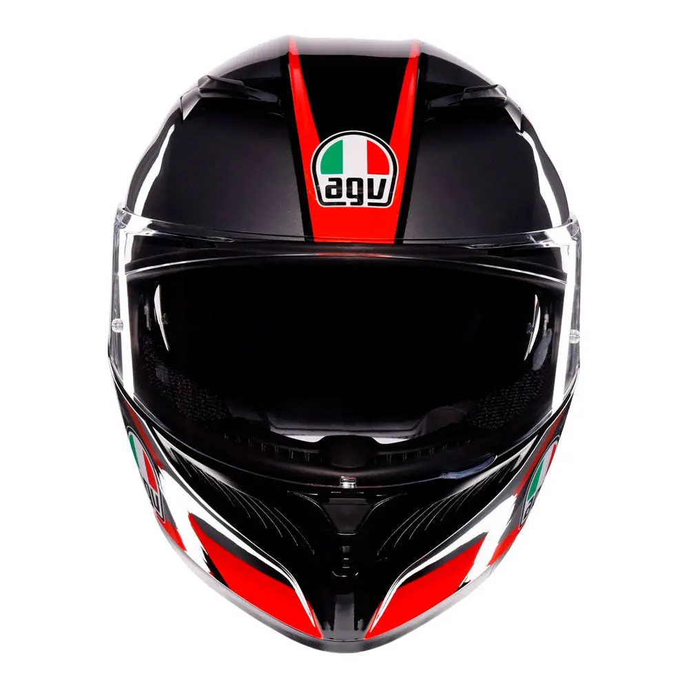 Agv K3 Striga Matt Black Grey Red Xs 2