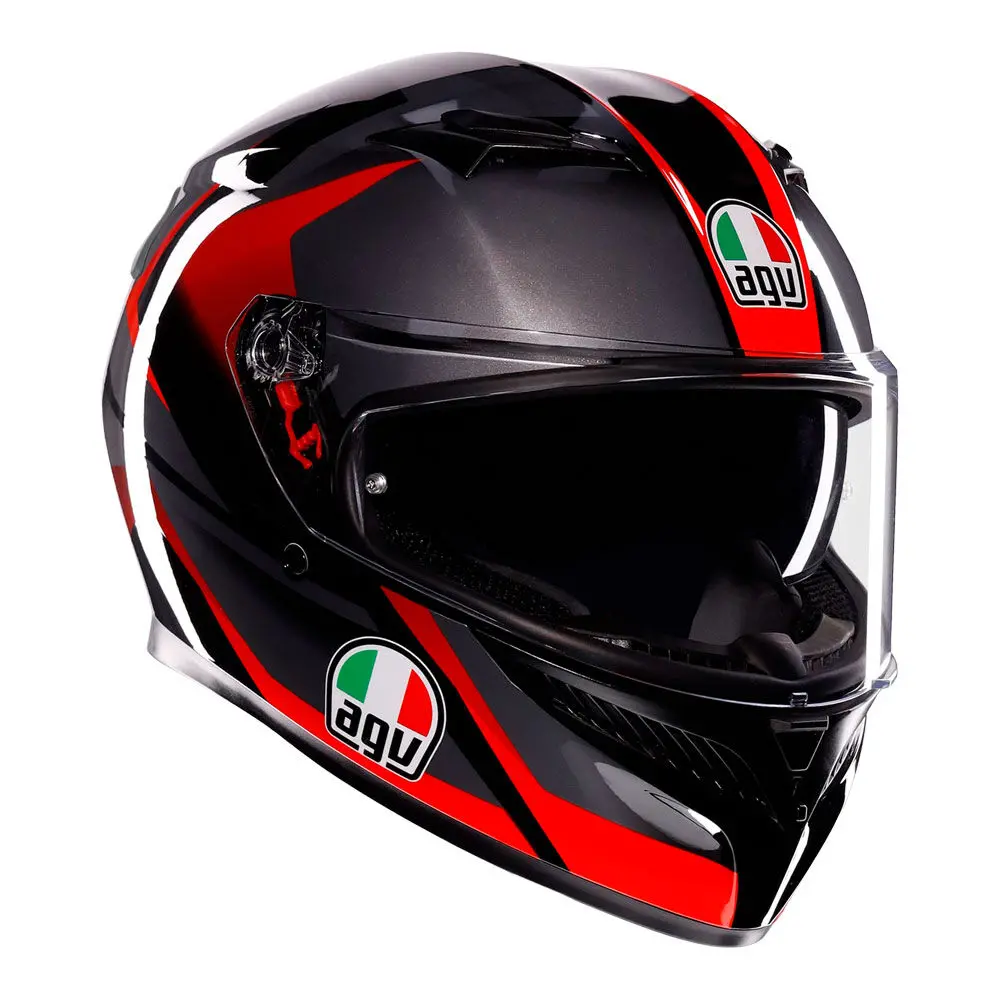 Agv K3 Striga Matt Black Grey Red Xs 1