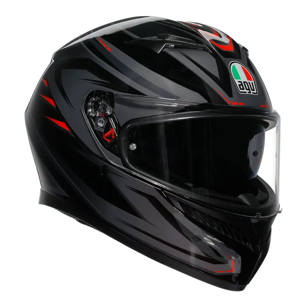 Agv K3 Syth Black Red S 1