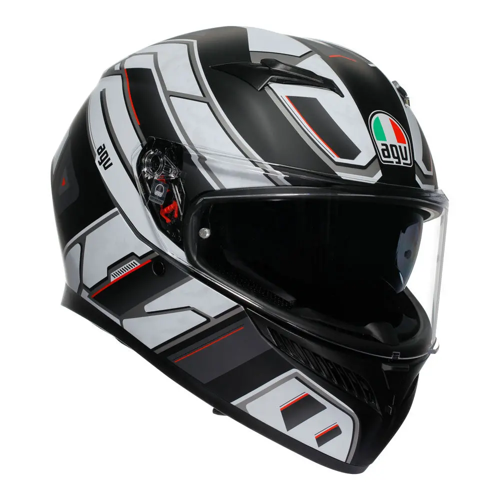 Agv K3 Rivia Matt Black White Xxl 1