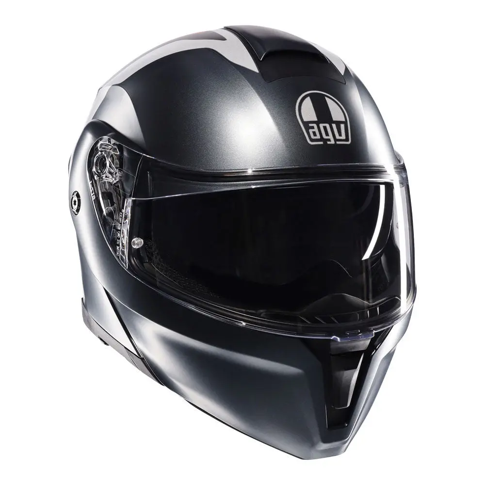 Agv Streetmodular Resia Matt Grey/Silver/Red M 1