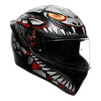 Agv K1s Lyzard Black Grey Red 1