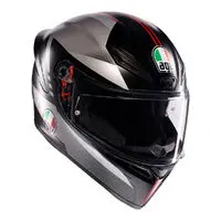 Agv K1s Lap Matt Black Grey Red 1