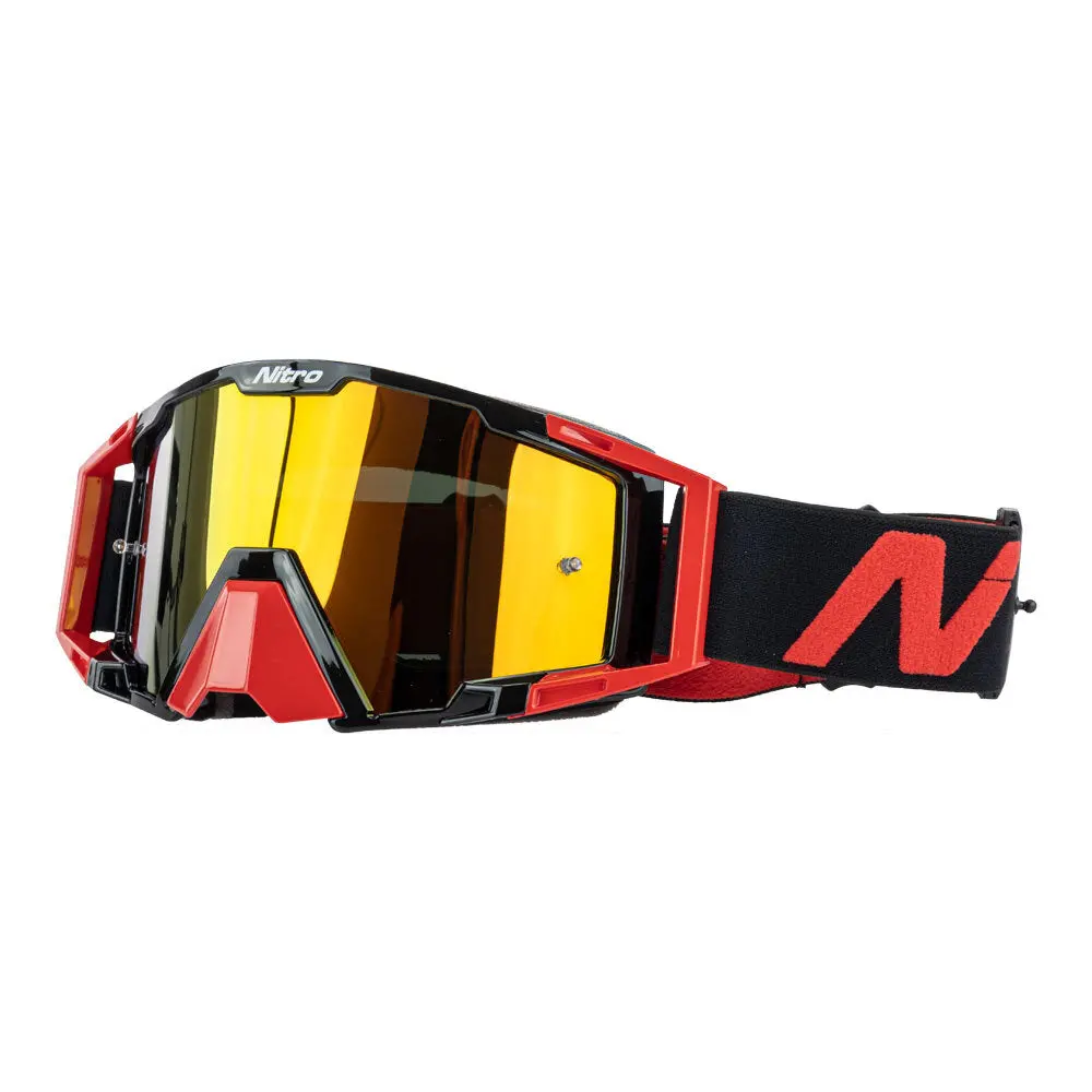 Nitro Nv-100 Mx Goggles - Red / Black 1