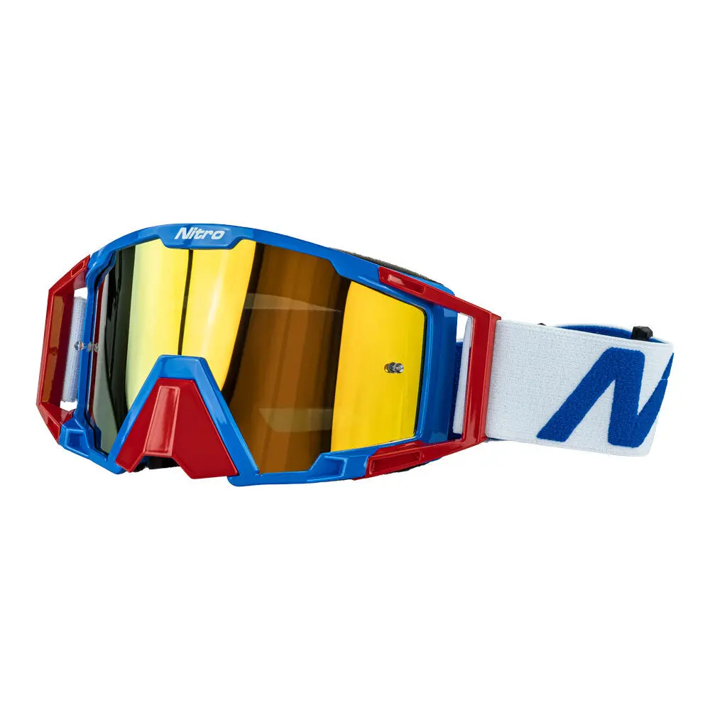 Nitro Nv-100 Mx Goggles - Blue / Red / White 1