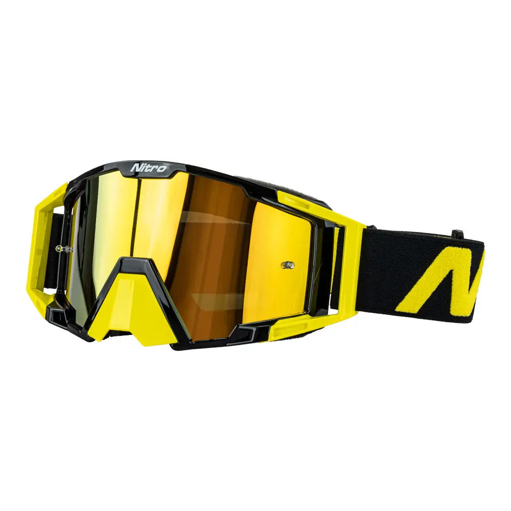 Nitro Nv-100 Mx Goggles - Fluro Yellow 1