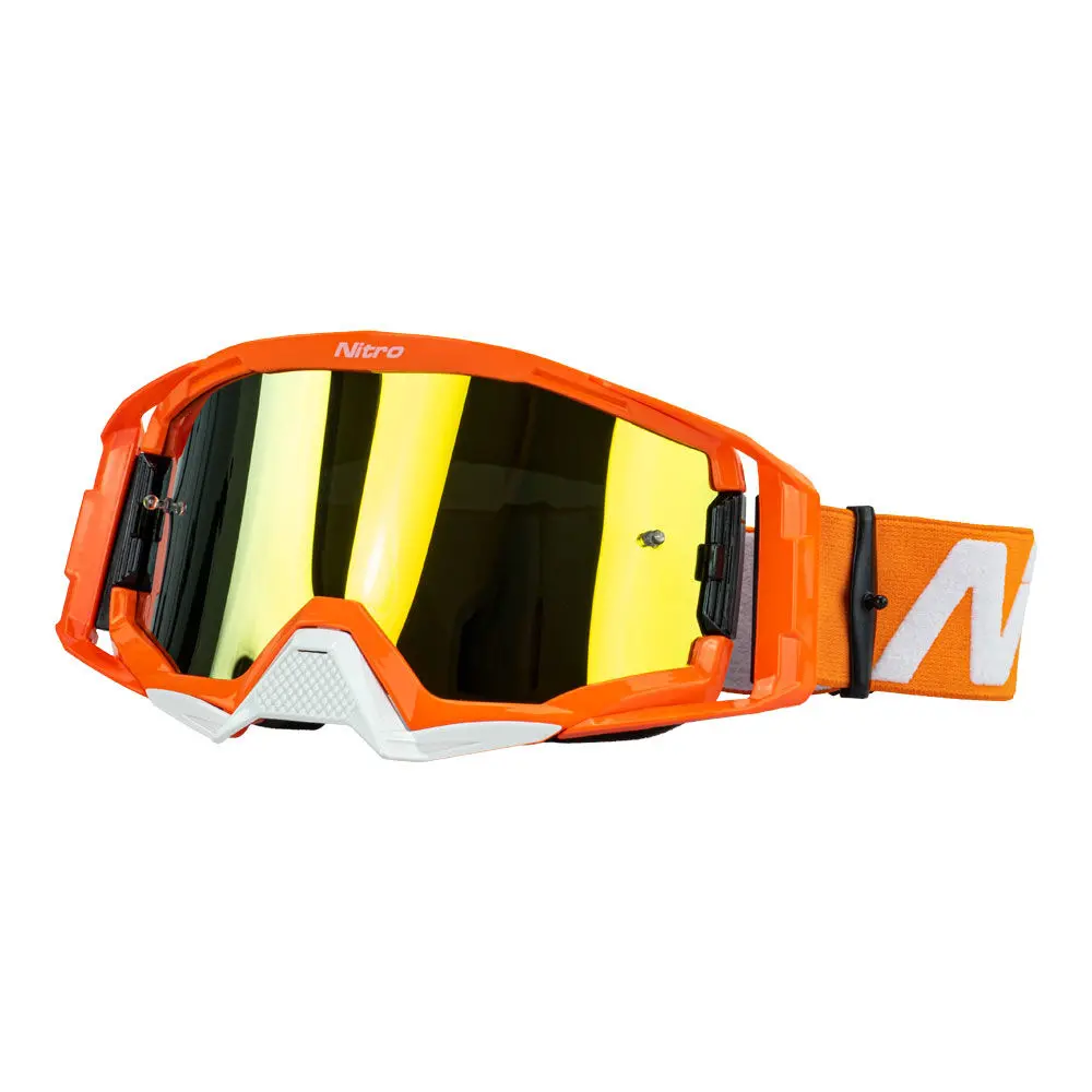 Nitro Nv-150 Mx Goggle Orange Frame Gold Lens 1