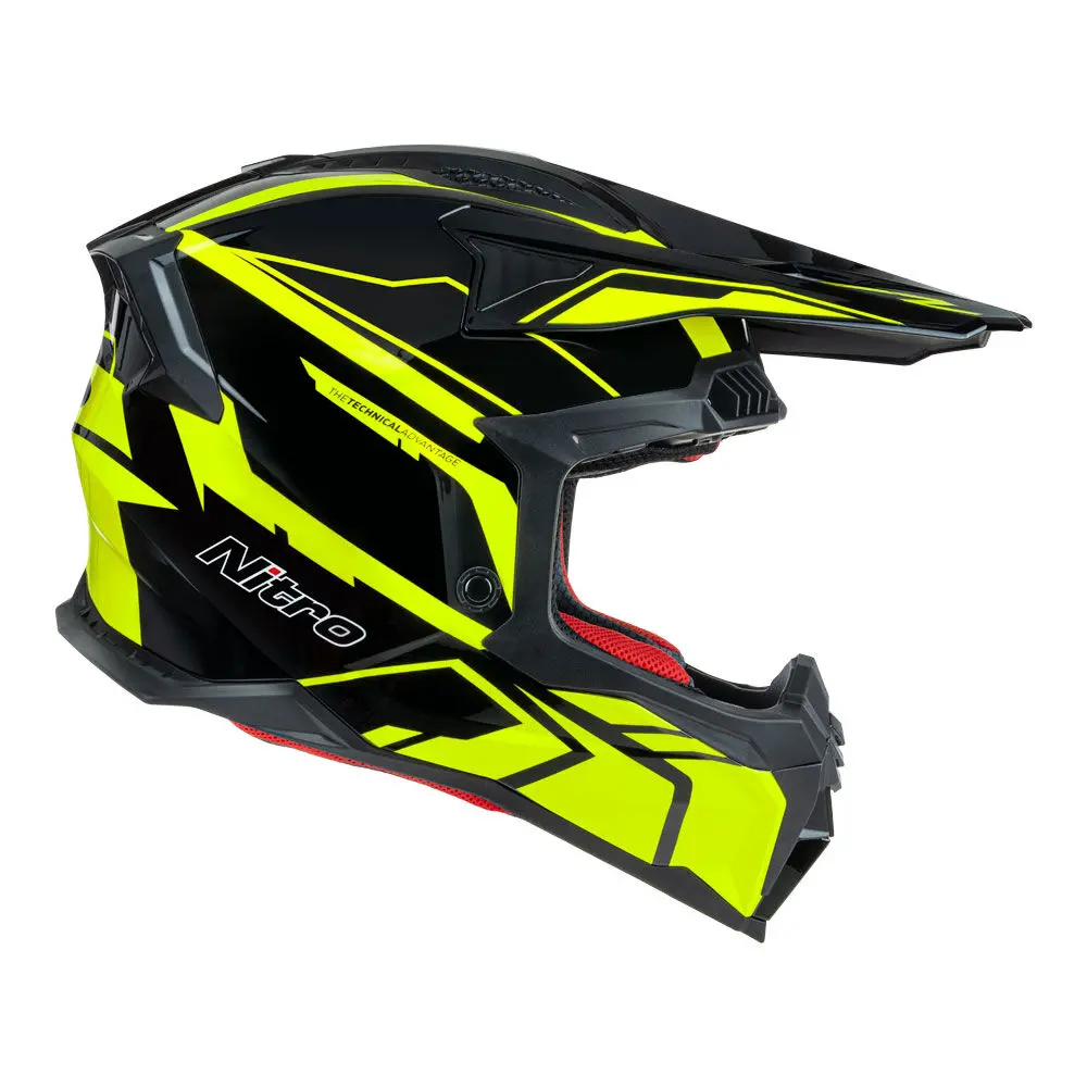 Nitro Mx710 Shard Ii Fluro Yellow/Black  Xl 1